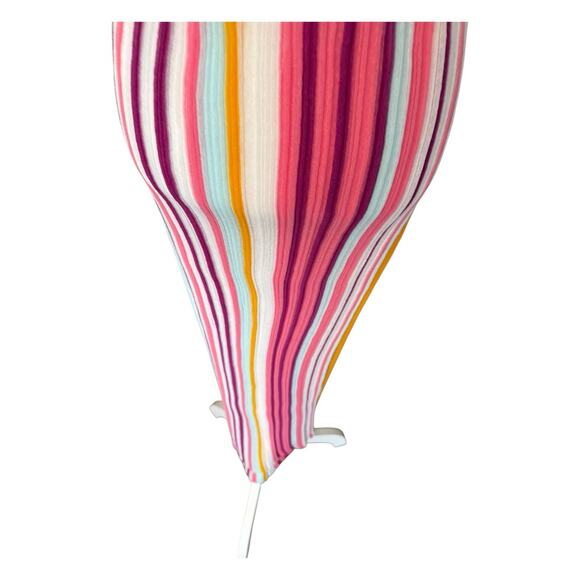 Lover The Label Holly Midi Dress Size 10 Rainbow Halter - Picture 9 of 16